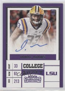 2017 Panini Contenders Draft Picks College Ticket Jamal Adams Rookie Auto RC