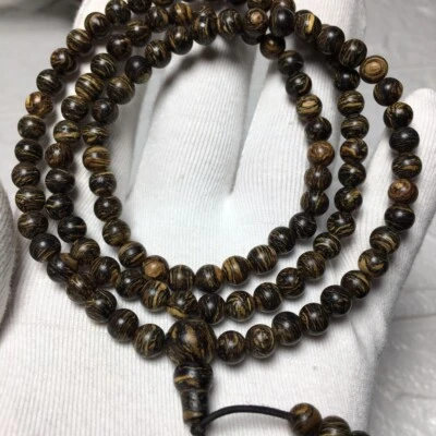 Chinese bracelet China precious Agarwood wood 0.6*108cm bead bracelet - Image 1 of 4