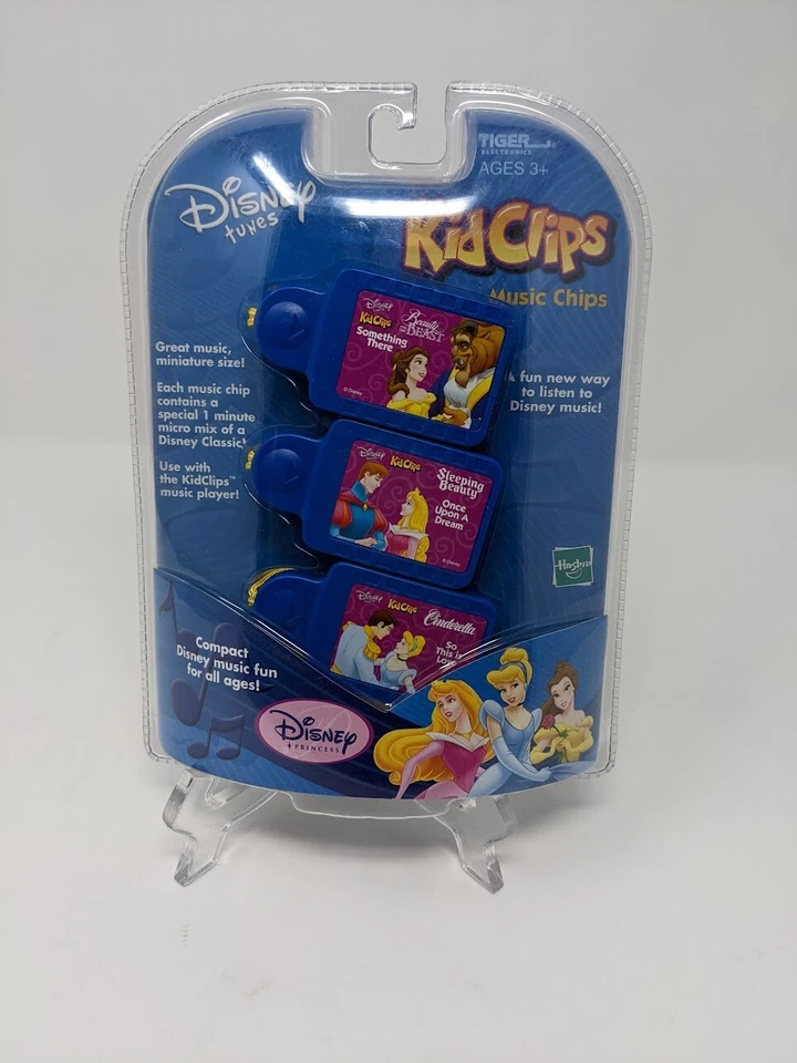 NEW Disney Tunes KIDCLIPS Kid Clips Music Chip Song 3-Pack Disney Princesses - Image 1 of 4