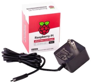 Offiziell Raspberry Pi 4 Usb-C PSU, US Schwarz - RASPBERRY-PI - Bild 1 von 1