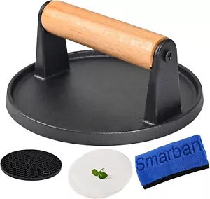 Cast Iron Burger Smasher Press Heavy Duty for Smash Burgers - Picture 1 of 7