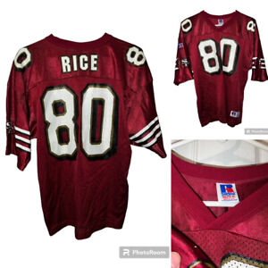 Vintage Russell Athletic Jerry Rice 49ers NFL Football Jersey Youth XL USA
