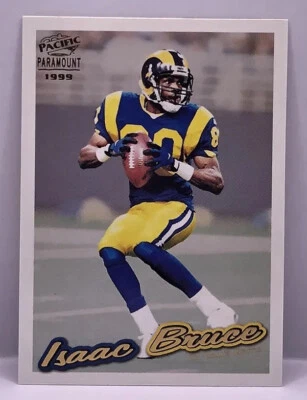 Isaac Bruce 1999 Pacific Paramount Los Angeles Rams #193 Free Shipping - Image 1 of 2