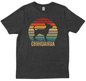 Chihuahua Retro Cute Dog Pets Lover Funny New Trendy Gift Birthday T-shirt - Picture 1 of 7