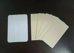 White Squeegee with 5pcs Wool Felt Edge Vinyl Graphic Wrap Sign Application Tool - Picture 1 of 1