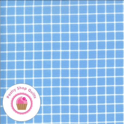 Moda ON THE FARM 20707 20 Blue Striped STACY HSU Quilt Fabric Children's - Image 1 of 4