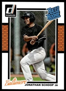 2014 DONRUSS RATED ROOKIE Jonathan Schoop Baltimore Orioles #37 R33 - Picture 1 of 2
