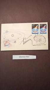 U.S.S.R. 1er día portada firmada por Gherman Titov astronauta - Imagen 1 de 2