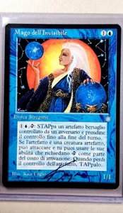 Magic the Gathering Ice Age AP Artist Proof Magus of Unseen Mago Dell'Invisibile - Picture 1 of 3