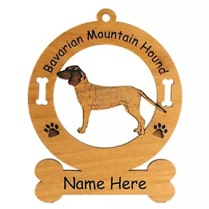 Barvarian Mountain Hound Standing Ornament Personalized With Your Dogs Name 1500 - Picture 1 of 1