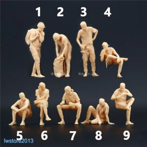 1/87 Worker Farmers Scene Props Miniatures Figures Model For Cars Vehicles Toys - Picture 1 of 6