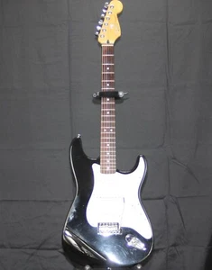 Hot Tuxedo Style--Black & White Fender Standard Stratocaster w/upgrades - Picture 1 of 13