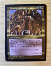 MTG Visions - BREATHSTEALER'S CRYPT - 1996 Magic the Gathering - Rare Enchant