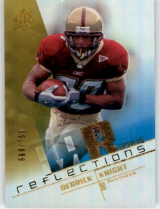 2004 Upper Deck Reflections Gold Holo Derrick Knight #d /750 Rookie RC Panthers - Picture 1 of 2