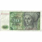 [#390969] Billete, 20 Deutsche Mark, 1970, Alemania - República Federal, 1970-01