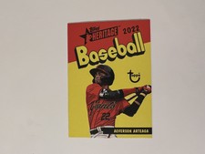 2022 Topps Heritage Minor League #73PC-9 Aeverson Arteaga 1973 Topps Pack Cover