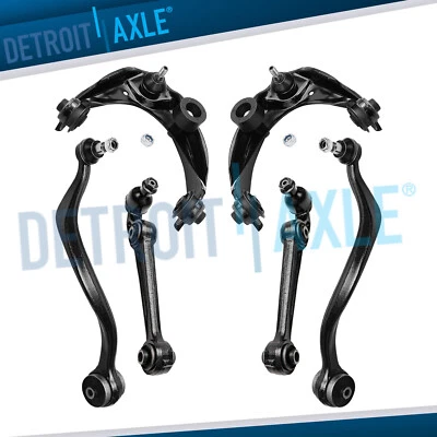 Front Upper Lower Control Arm Kit for 2007 - 2012 Ford Fusion Lincoln MKZ Milan - Image 1 of 4