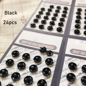 Mini Buttons Metal Buckles - Doll Clothes Sewing Kit DIY Sewing Set 10/24 Pcs - Picture 1 of 17
