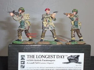 CONTE 47099 BRITISH PARATROOPER ASSAULT LONGEST DAY METAL TOY SOLDIER FIGURE SET - Picture 1 of 1