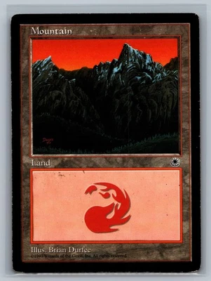 Magic The Gathering Portal Mountain (Middle Chasm) Land MTG TCG CCG - Image 1 of 2