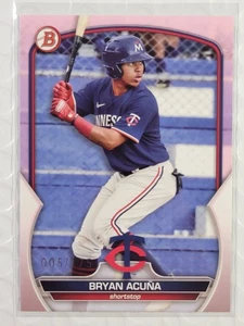 2 Bryan Acuña cards, Prospect & Draft - See Description - Minnesota Twins - Picture 1 of 4