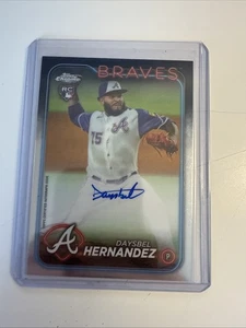Serie Aggiornamento 2024 Topps Chrome - Autografi Daysbel Hernandez #RA-DHE (AU, RC) - Foto 1 di 2