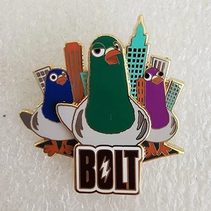 ✨DISNEY DSF DSSH ~"BOLT" ~ 3 PIGEONS~ EXTREMELY RARE LE 150 PIN~FRE SHIPPING! - Picture 1 of 7