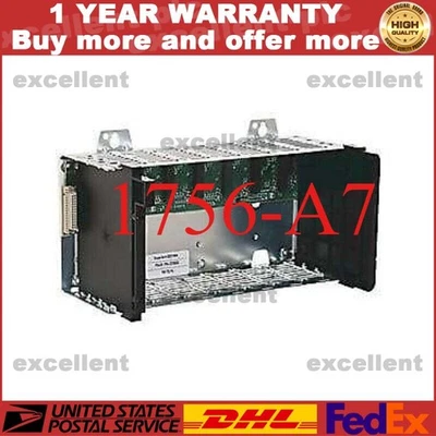 1756-A7 SER C ControlLogix 7 Slots Chassis 1756A7 New Factory Sealed ! AB - Image 1 of 4