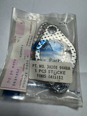 LOTUS TWIN CAM EXHAUST MANIFOLD GASKET GENUINE NOS Part No 3020E9448A + 1415152 - Image 1 of 3