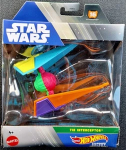 2025 Hot Wheels Star Wars Starships Select Tie Interceptor #16 Prototype Ships - Picture 1 of 3