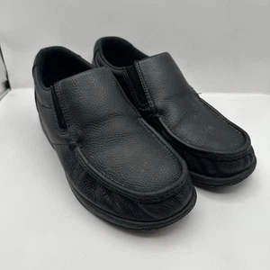 Zapatos de hombre SAS Navigator antideslizantes de cuero negro talla 10 anchos buen estado - Imagen 1 de 10
