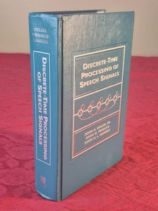 Discrete-Time Processing of Speech Signals - Deller, Proakis, Hansen - Hardcover - Picture 1 of 11