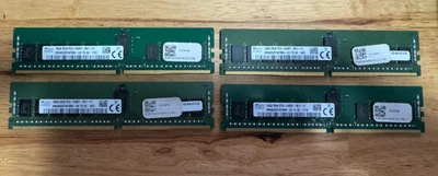 Lot of 4 SK Hynix HMA82GR7AFR8N-UH 16GB DDR4 PC4-2400T ECC Server RAM - Image 1 of 2