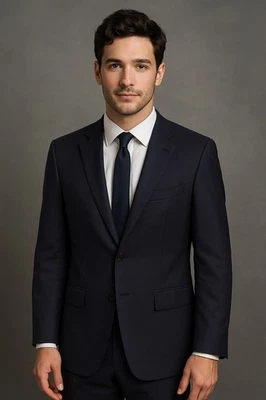 Kiton Napoli Men’s Navy Blue Suit 58  - Image 1 of 4