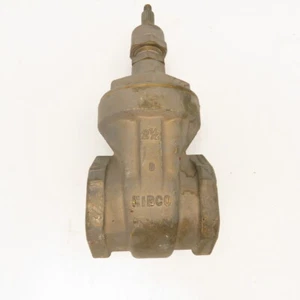 NIBCO 2-1/2" NPT Bronze Gate Valve 125SWP 200 WOG No Handle - Picture 1 of 6