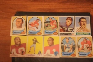 38 Diff. 60er/1970 Topps Fußballkarten, Top Zustand, einige Stars - Bild 1 von 8