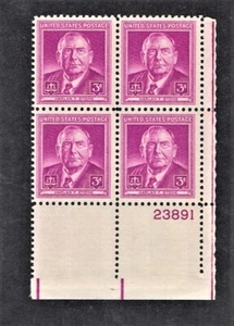 1948 U.S. Commem 3c HARLAN P STONE Plt#Blk Sc#965 M/NH/OG Pristine^ - Picture 1 of 1