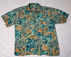 The Territory Ahead Hawaiian Shirt Men's Large Multicolor Tropical Casual Beach - Picture 1 of 7