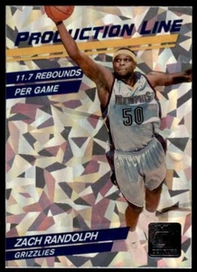 2010-11 Donruss Production Line Cracked Ice Zach Randolph . Memphis Grizzlies - Picture 1 of 2
