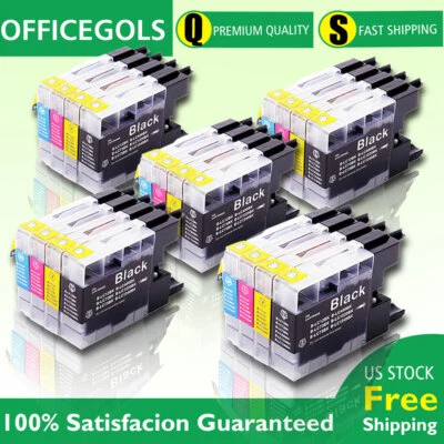 20 LC75  High-Yield Black Color Ink for Brother MFC-J6710DW MFC-J6510DW new - Image 1 of 3
