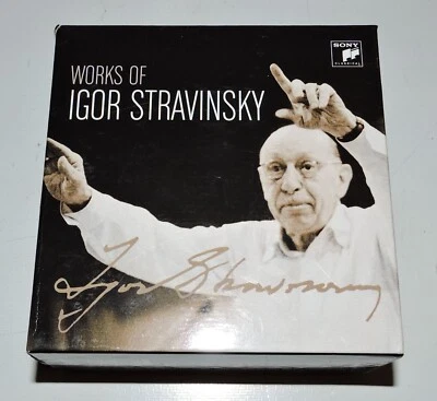 Works of Igor Stravinsky 22-CD boxset Sony NM made in EU missing booklet Foto 1 de 4