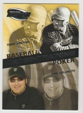 TONY GWYNN / PHIL HELLMUTH San Diego State 2009 Fusion CROSS TRAINING Rare Card