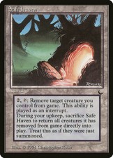 1x Safe Haven -Played- The Dark MTG