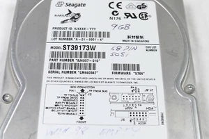 Seagate ST39173W 9GB SCSI 68 PIN Firmware 5764 - Picture 1 of 5