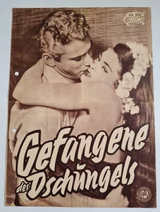 Programmheft zu Gefangene des Dschungels (1953), Jeff Chandler, Anthony Quinn - Bild 1 von 1