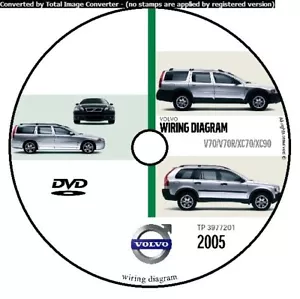 VOLVO V70 V70R XC70 XC90 2005 MANUALE OFFICINA WIRING DIAGRAM SCHEMI SERVICE CD - Foto 1 di 6