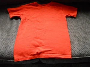 Boys 8/10 Fruit of the Loom Orange Short Sleeve T- Shirt Shirts Clothes Clothing - Picture 1 of 1