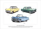 FORD CONSUL ZEPHYR ZODIAC MKII - Fine Art Print - Classic Big Ford Saloon Cars