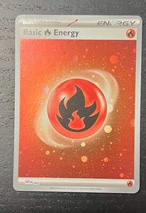 Fire Energy Scarlet & Violet 151 SVE EN 002 Holo Pokemon Card - NM!