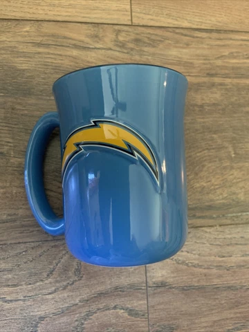 Boelter Brands NFL San Diego Chargers Sculpted Ceramic Coffee Mug-NEW 2018 Cover